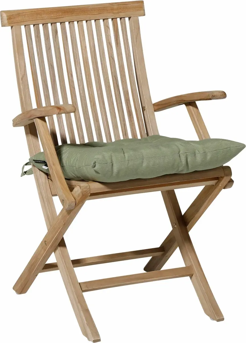 Madison Toscane Kussen 46x46cm - Groen - afbeelding 2 van 6