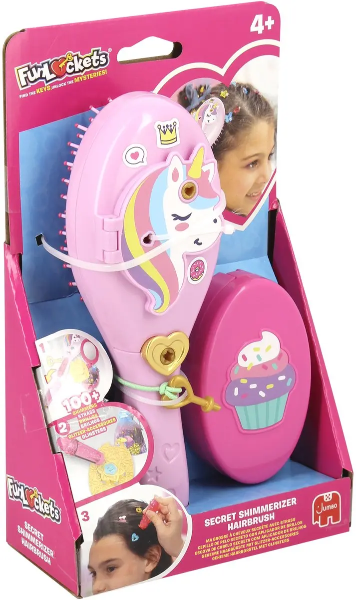 Jumbo FunLockets Geheime Haarborstel