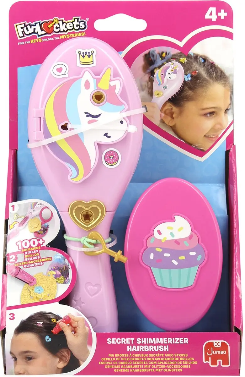 Jumbo FunLockets Geheime Haarborstel - Glinsters - Meisjes 4+ - afbeelding 6 van 6