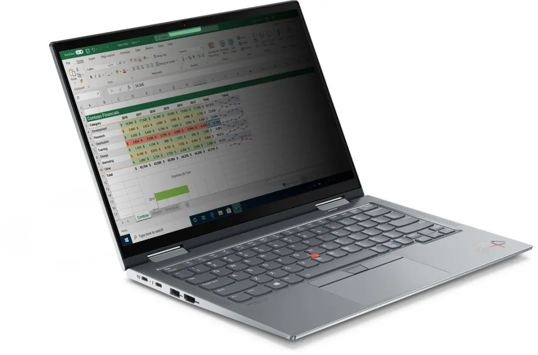 Lenovo Clarity-privacyfilter 4XJ1U03943 - Zwart - afbeelding 2 van 2