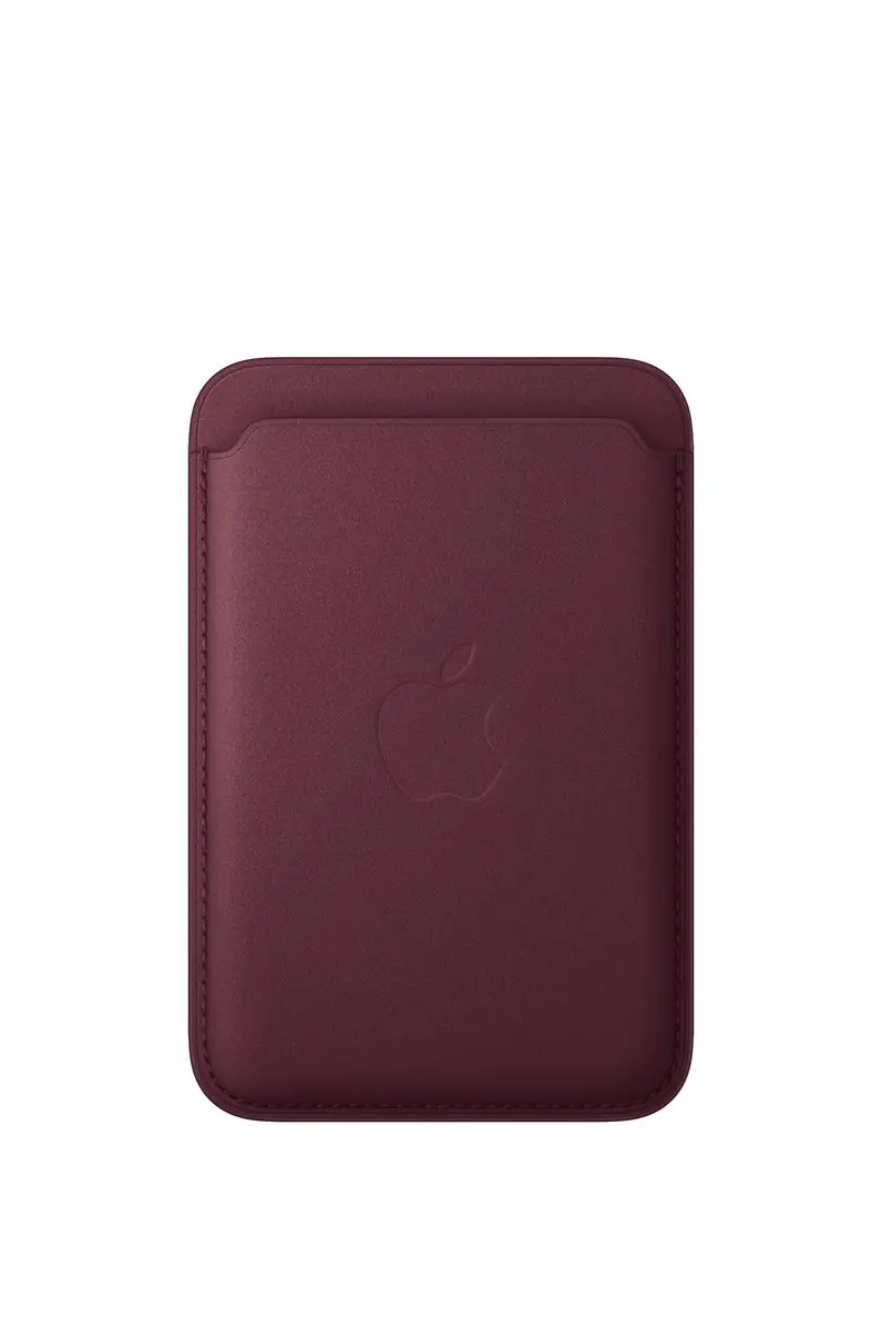 Apple FineWoven MagSafe Kaarthouder Bordeauxrood