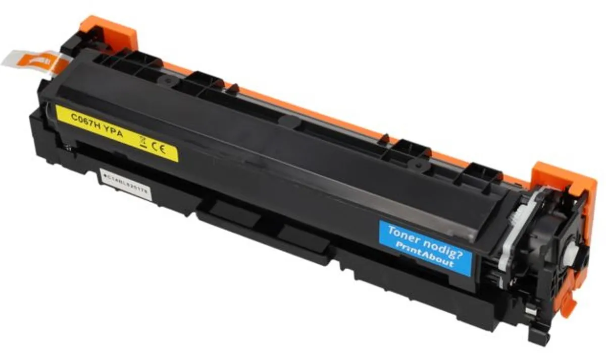 PrintAbout Canon 067H Y Toner Geel - 2.600 Stuks