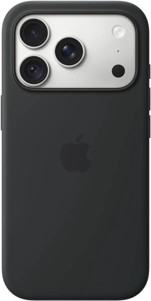 Apple iPhone 18 Pro Siliconenhoesje MK8Y4ZM/A - Zwart - afbeelding 3 van 5