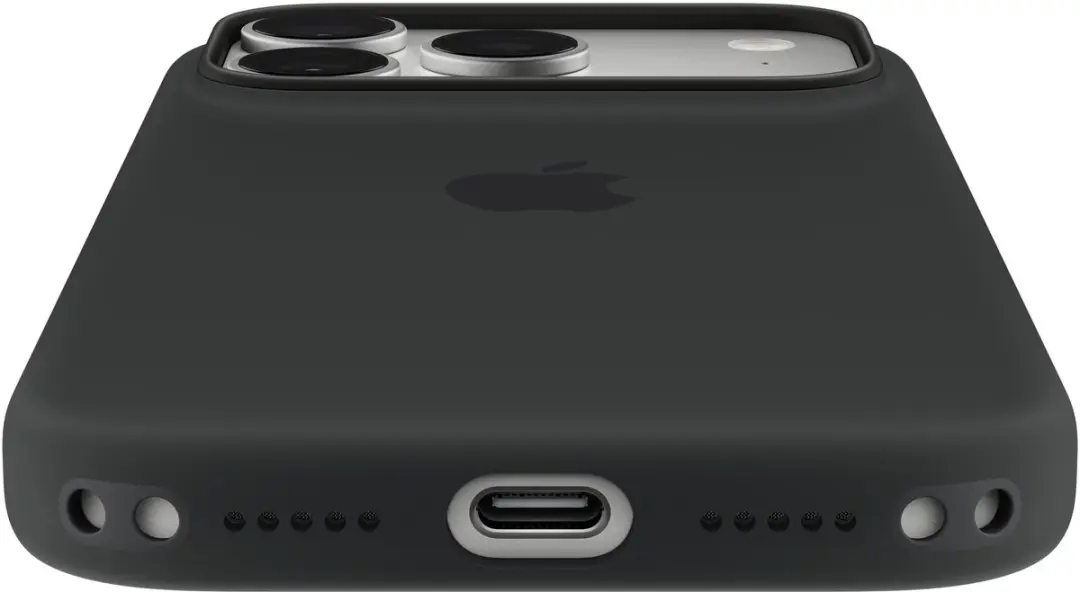 Apple iPhone 18 Pro Siliconenhoesje MK8Y4ZM/A - Zwart - afbeelding 5 van 5