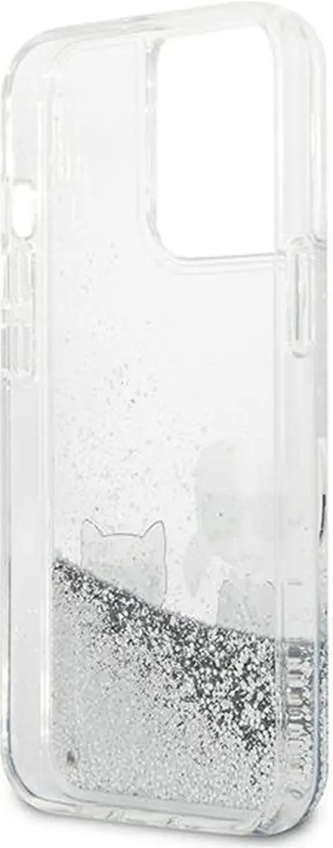 Karl Lagerfeld KLHCP13LGKCS iPhone 13 Pro hoes - Zilver - afbeelding 2 van 6