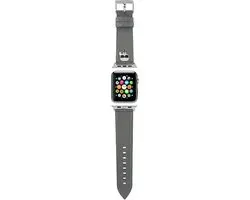 Karl Lagerfeld KLAWLOKHG Apple Watch Band 42/44/45mm - Saffiano - Zilver - afbeelding 3 van 5