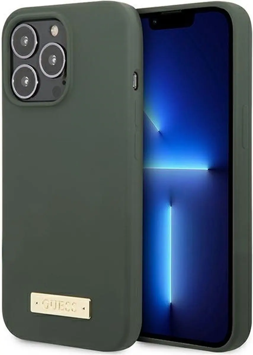 GUESS GUHMP13LSPLA iPhone Hoes - Groen - MagSafe - afbeelding 6 van 6