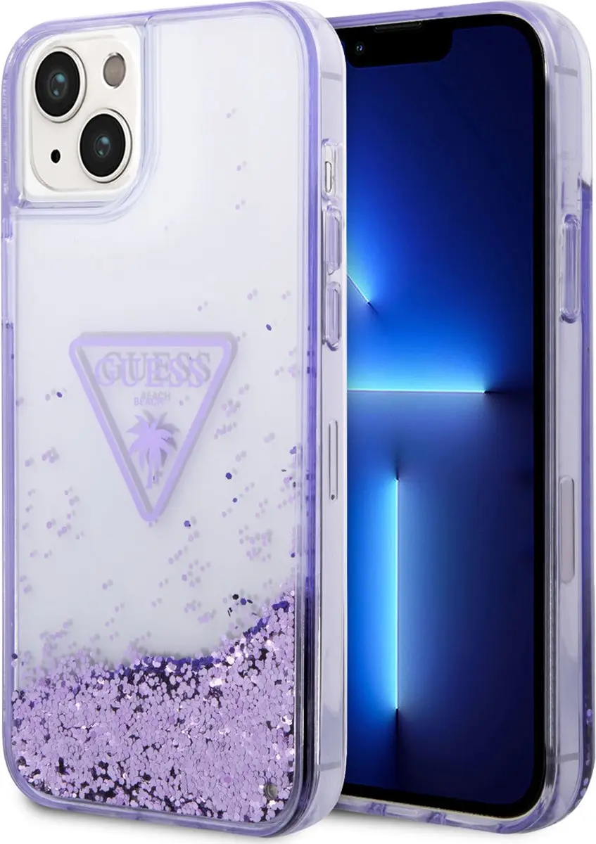 GUESS Paars TPU Telefoonhoesje iPhone 14 Plus
