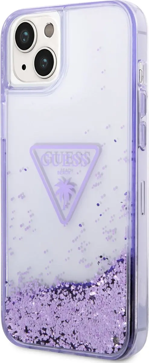 GUESS Paars TPU Telefoonhoesje iPhone 14 Plus - MagSafe - afbeelding 6 van 6