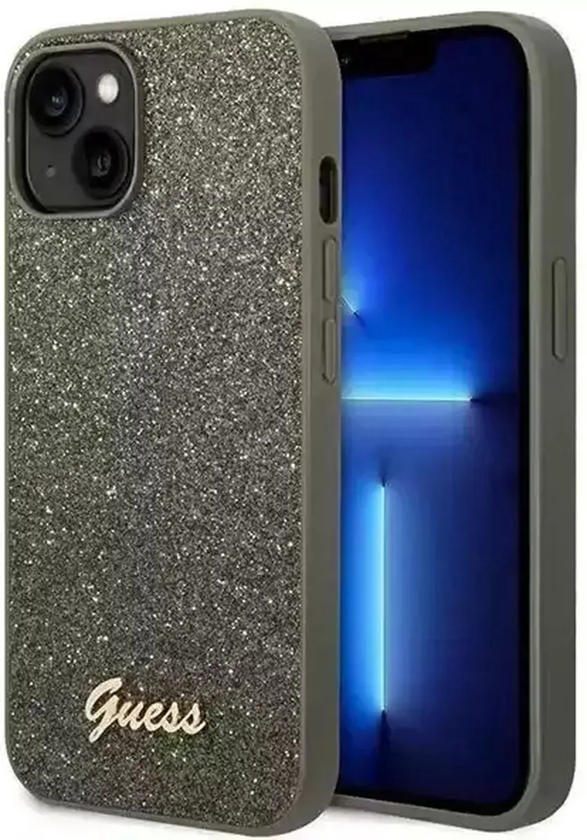 Guess Glitter TPU Case Groen