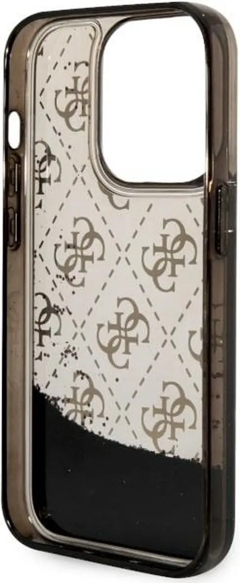 GUESS GUHCP14LLC4PSGK Hoesje iPhone 14 Pro - Zwart Glitter - afbeelding 4 van 6
