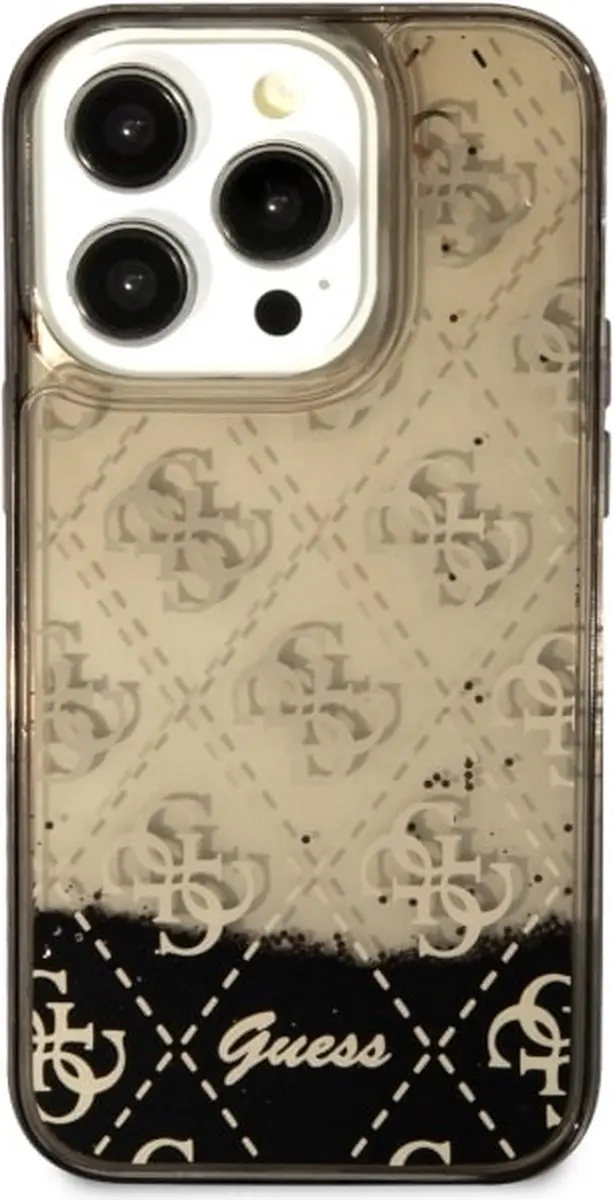 GUESS GUHCP14LLC4PSGK Hoesje iPhone 14 Pro - Zwart Glitter - afbeelding 5 van 6