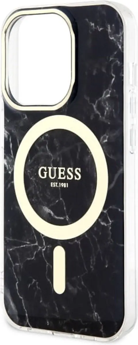 Guess iPhone 14 Pro Hardcase - Zwart - MagSafe - afbeelding 5 van 6