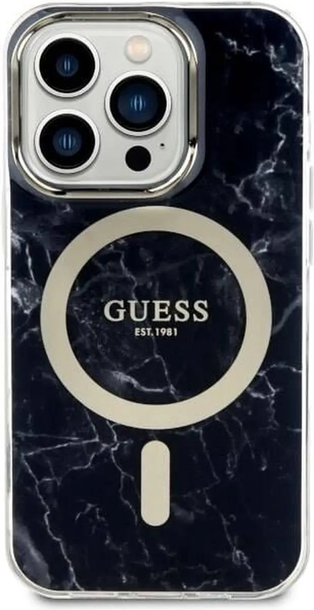 Guess iPhone 14 Pro Max Hardcase - Black - MagSafe - afbeelding 3 van 6