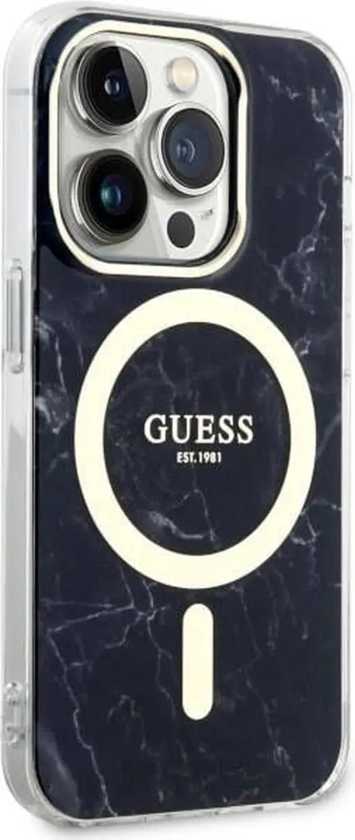 Guess iPhone 14 Pro Max Hardcase - Black - MagSafe - afbeelding 4 van 6