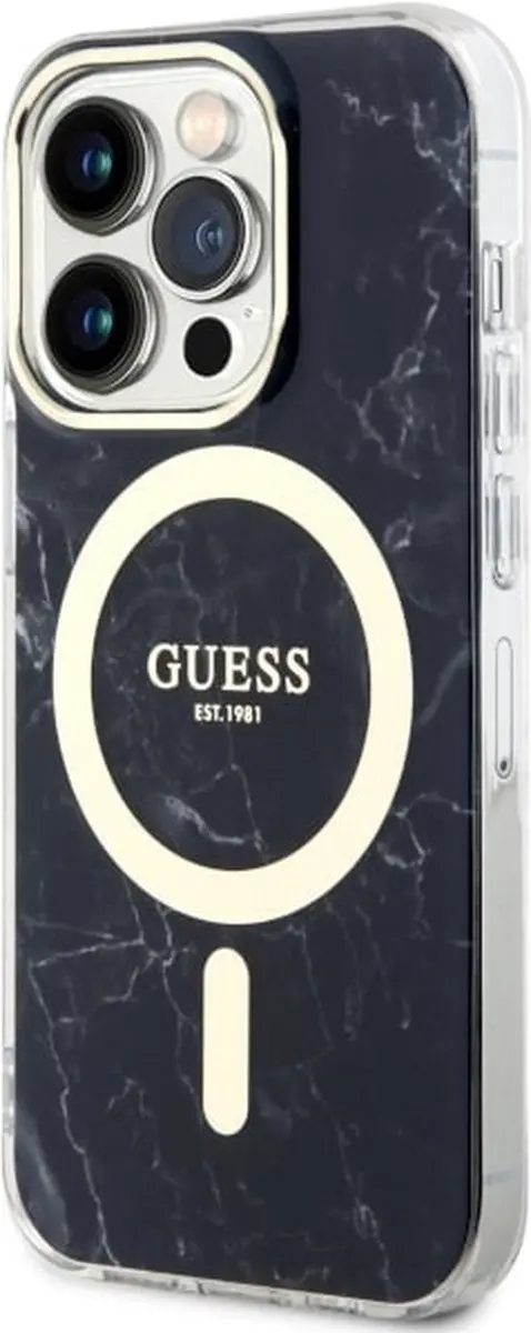 Guess iPhone 14 Pro Max Hardcase - Black - MagSafe - afbeelding 5 van 6