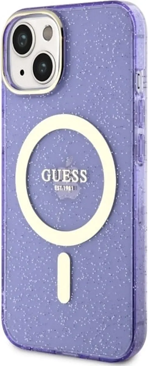 GUESS GUHMP14MHCMCGU Hoesje iPhone 14 Plus - Paars - MagSafe - afbeelding 6 van 6