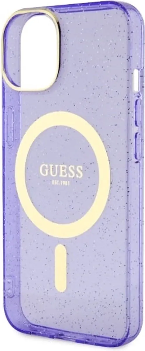 GUESS GUHMP14MHCMCGU Hoesje iPhone 14 Plus - Paars - MagSafe - afbeelding 4 van 6