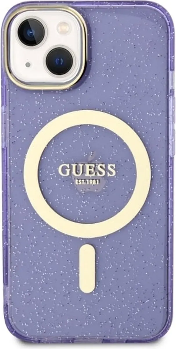 GUESS GUHMP14MHCMCGU Hoesje iPhone 14 Plus - Paars - MagSafe - afbeelding 3 van 6