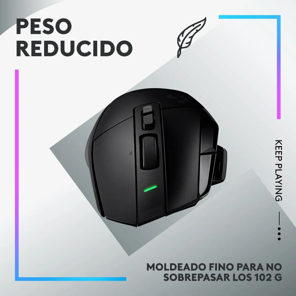Logitech G502 X Lightspeed - Draadloze Gaming Muis - Rechtshandig - Optisch - Zwart