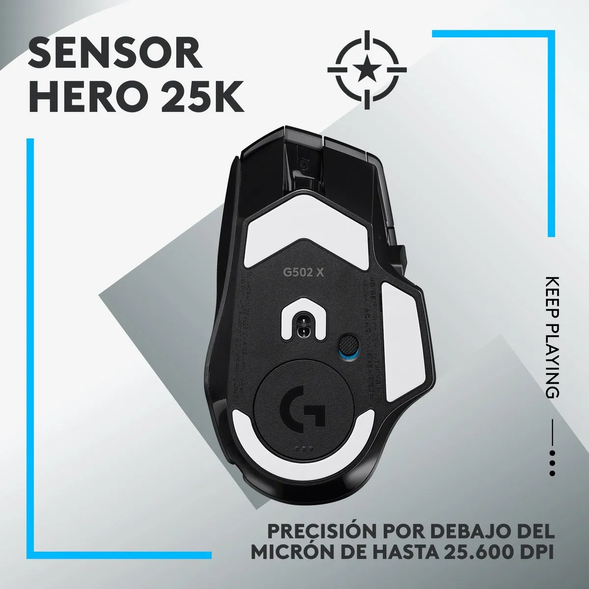 Logitech G502 X Lightspeed - Draadloze Gaming Muis - Rechtshandig - Optisch - Zwart