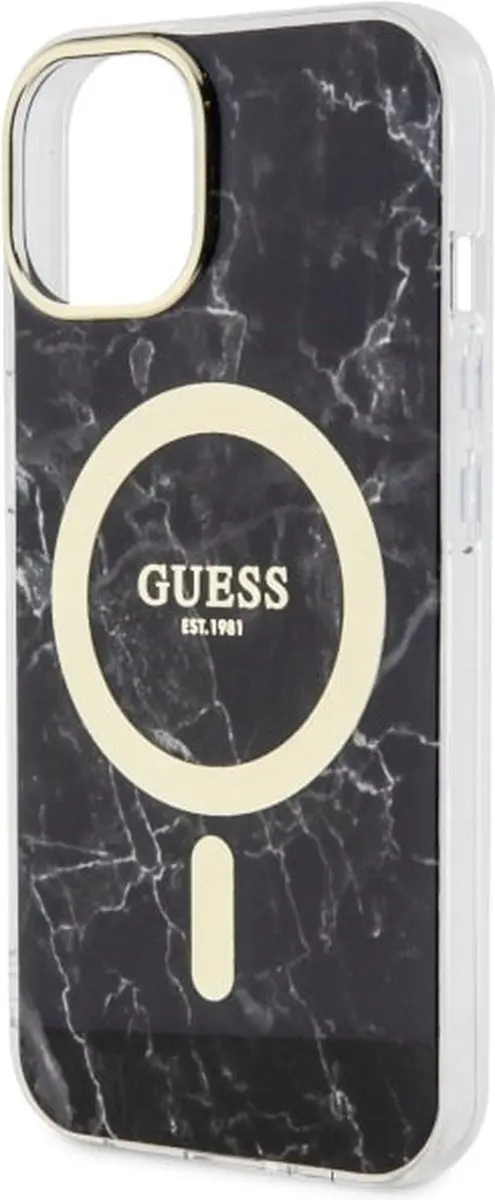 GUESS GUHMP14MPCUMAK Hoesje iPhone 14 Plus - MagSafe - Zwart - afbeelding 3 van 6