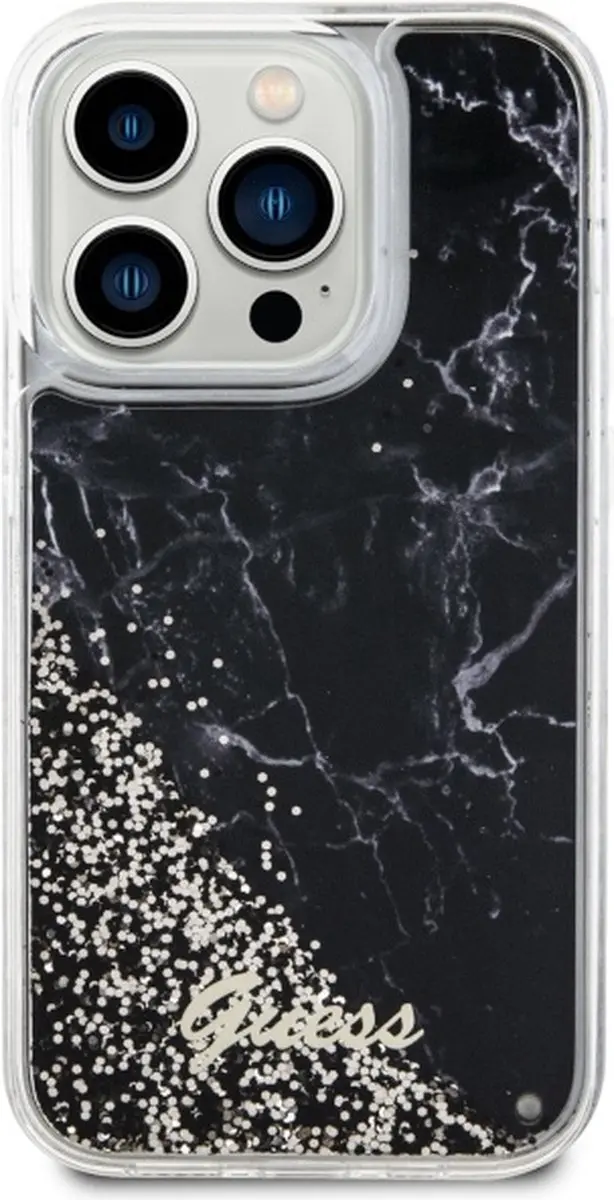Guess GUHCP14LLCSGSGK Hoesje iPhone 14 Pro - Zwart - afbeelding 4 van 6