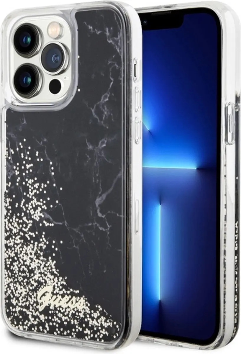 GUESS GUHCP14XLCSGSGK Hoesje iPhone 14 Pro Max - Zwart - afbeelding 4 van 6