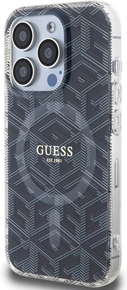 GUESS MagSafe Hoesje iPhone 15 Pro Max - Zwart - afbeelding 3 van 6