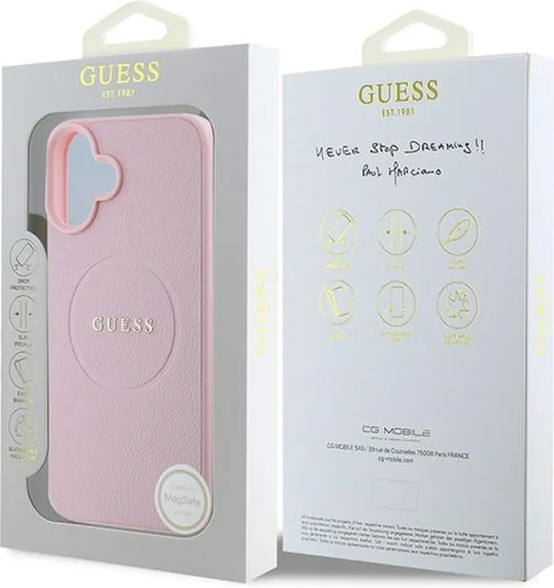Guess GUHMP16MPGHSMMP iPhone 16 Plus Hoesje - Roze - afbeelding 2 van 6