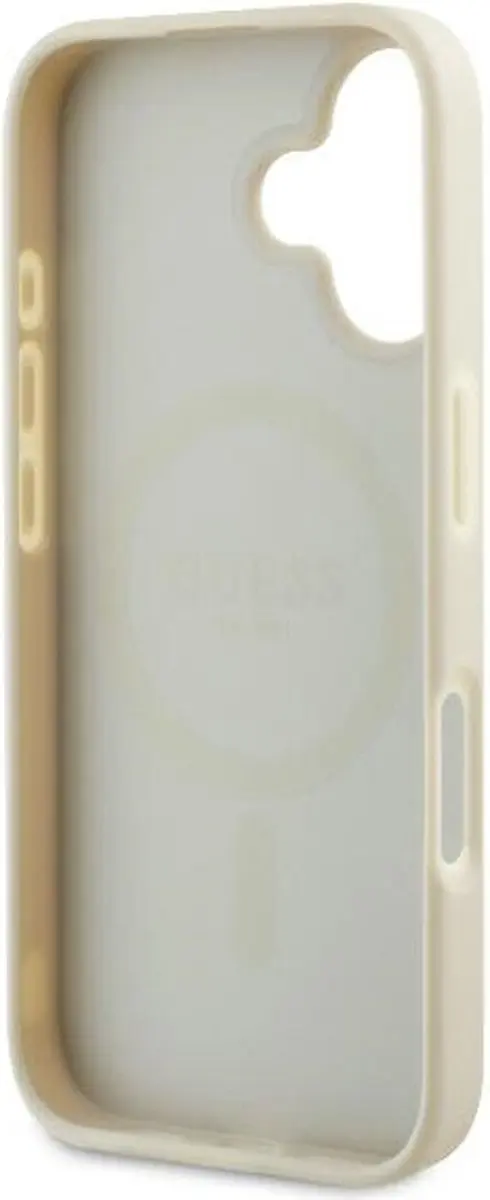 GUESS GUHMP16SPGHSMME iPhone 16 Hoesje - Beige - afbeelding 4 van 6