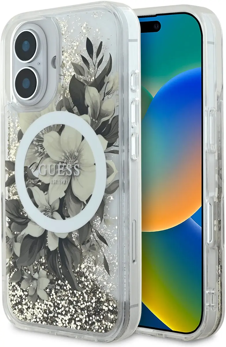 Guess GUHMP16SLFMWTE iPhone 16 Hoesje
