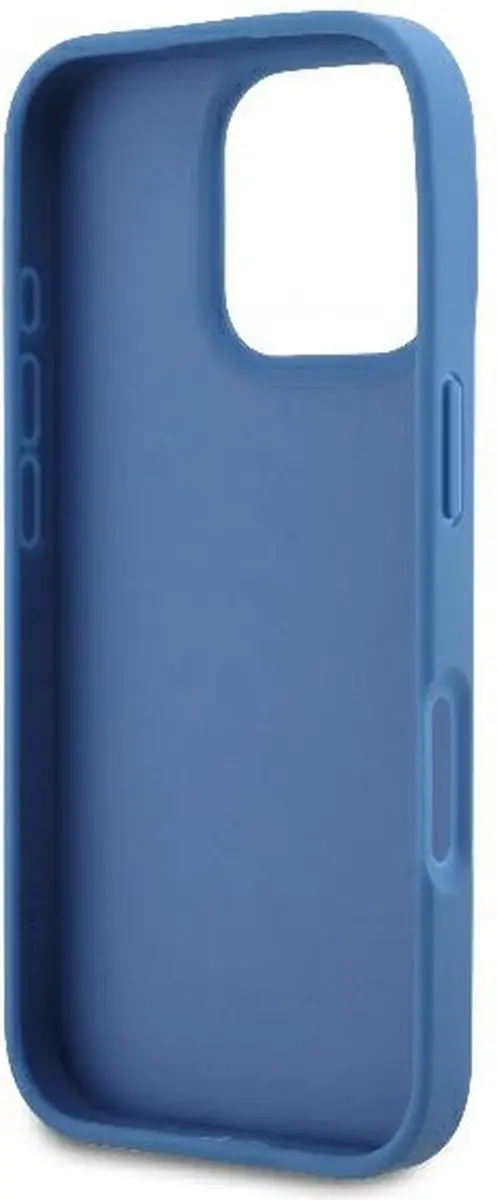 GUESS GUHCP16LP4TDSCPB iPhone 16 Pro Hoesje - Blauw Leder - afbeelding 5 van 6