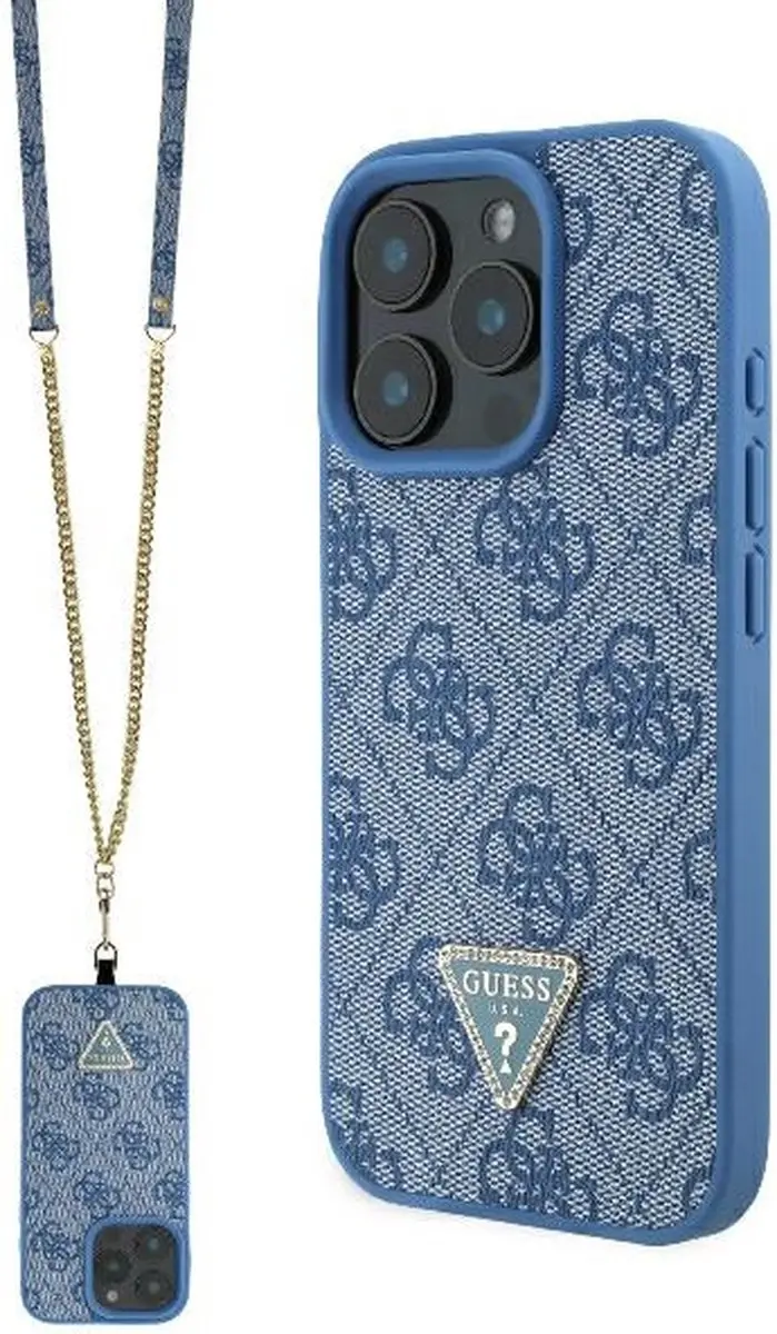 GUESS GUHCP16LP4TDSCPB iPhone 16 Pro Hoesje