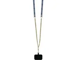 GUESS GUHCP16LP4TDSCPB iPhone 16 Pro Hoesje - Blauw Leder - afbeelding 4 van 6