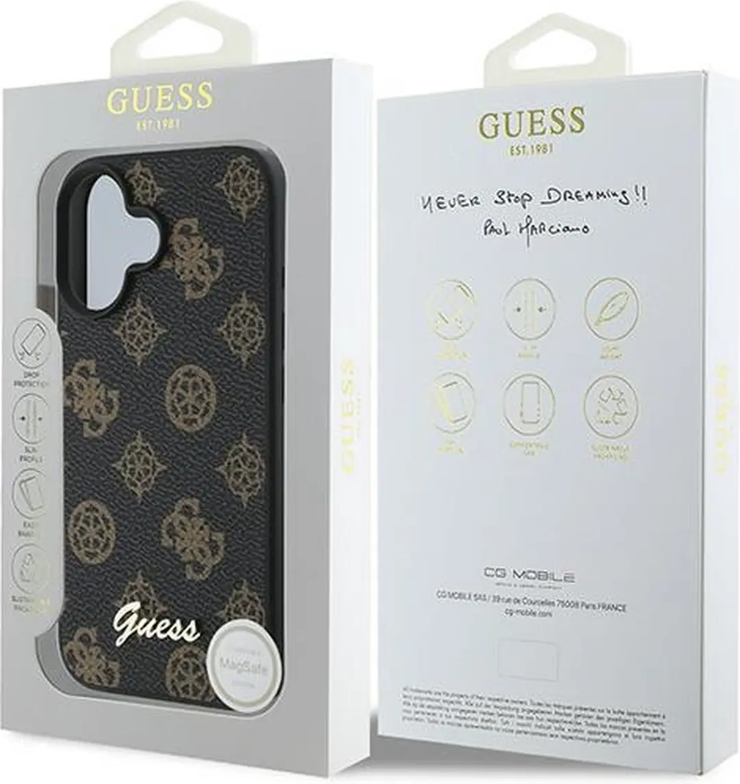 Guess GUHMP16MPGPYSK iPhone 16 Plus Hardcase - Zwart - afbeelding 2 van 6