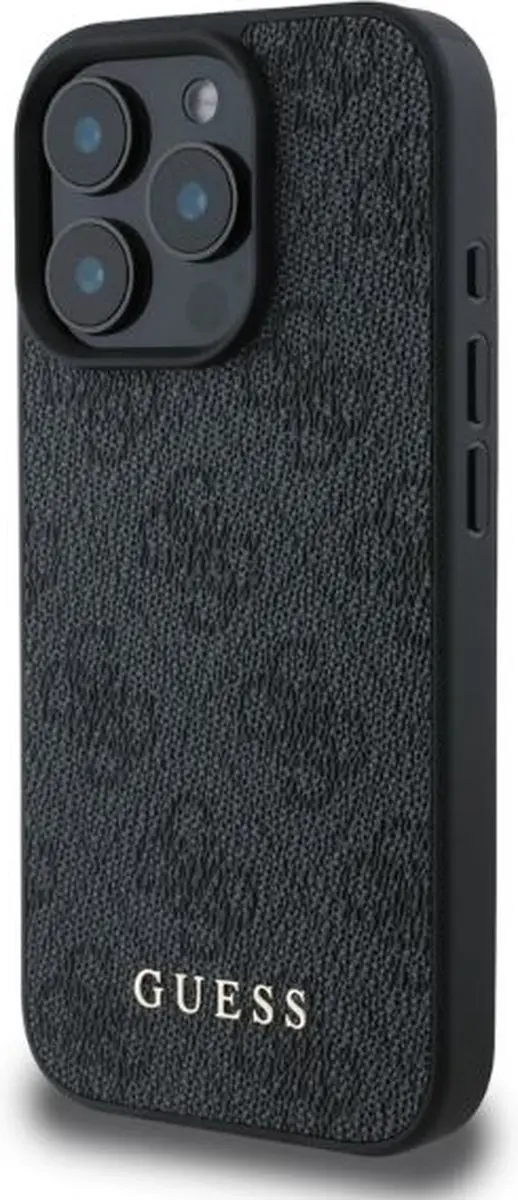 Guess GUHCP16LG4GFGR iPhone 16 Pro Hardcase - Zwart - afbeelding 4 van 4