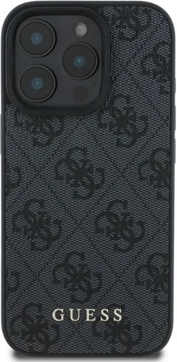 Guess GUHCP16LG4GFGR iPhone 16 Pro Hardcase - Zwart - afbeelding 2 van 4