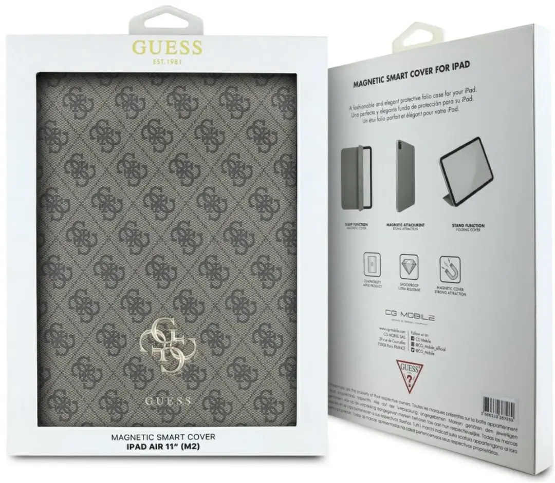 Guess iPad Air 11 2024/2025 Hoesje - Magnetische Sluiting - Transparent - afbeelding 5 van 6