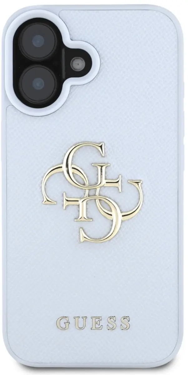 Guess Grained Big 4G Logo Hoesje - GUHCP16SPGT4MBB - Blauw - afbeelding 3 van 6