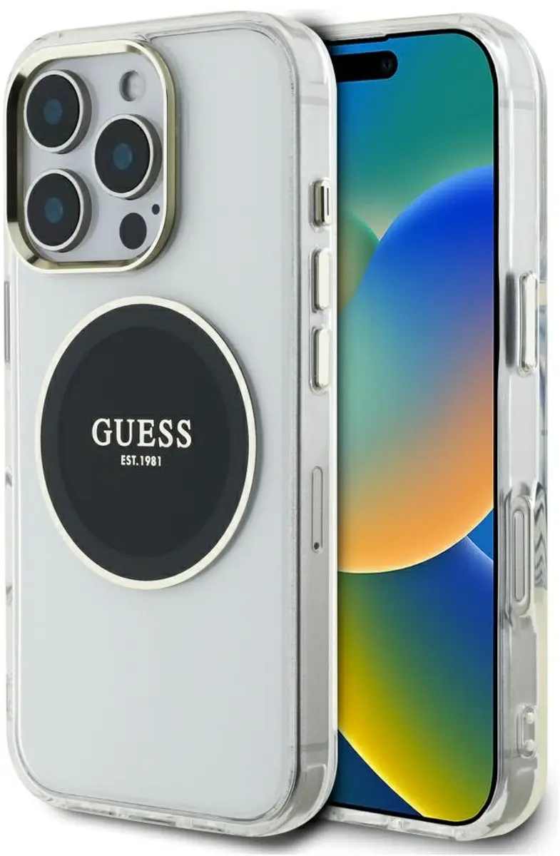 Guess Classic Logo Hoesje iPhone 16 Pro