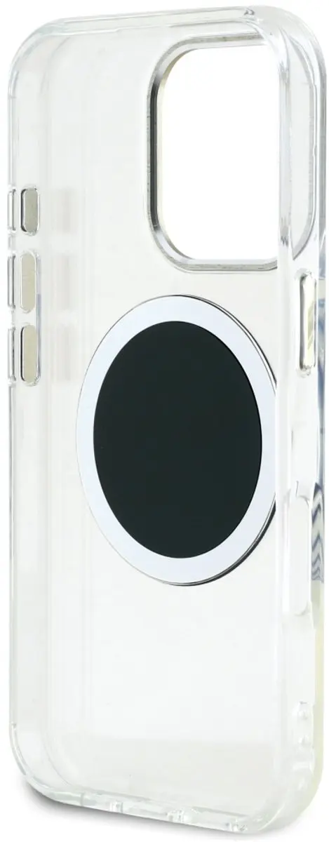 Guess Classic Logo Hoesje iPhone 16 Pro - Magnetisch - Zwart - afbeelding 6 van 6