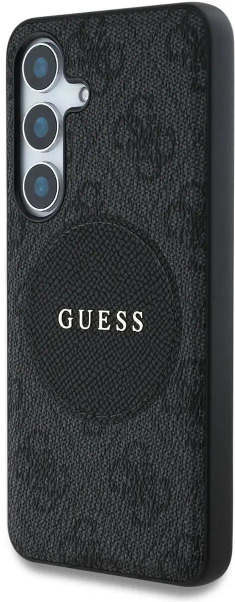 Guess 4G Ring Cirkel Logo Hoesje S25 - Zwart - afbeelding 5 van 6