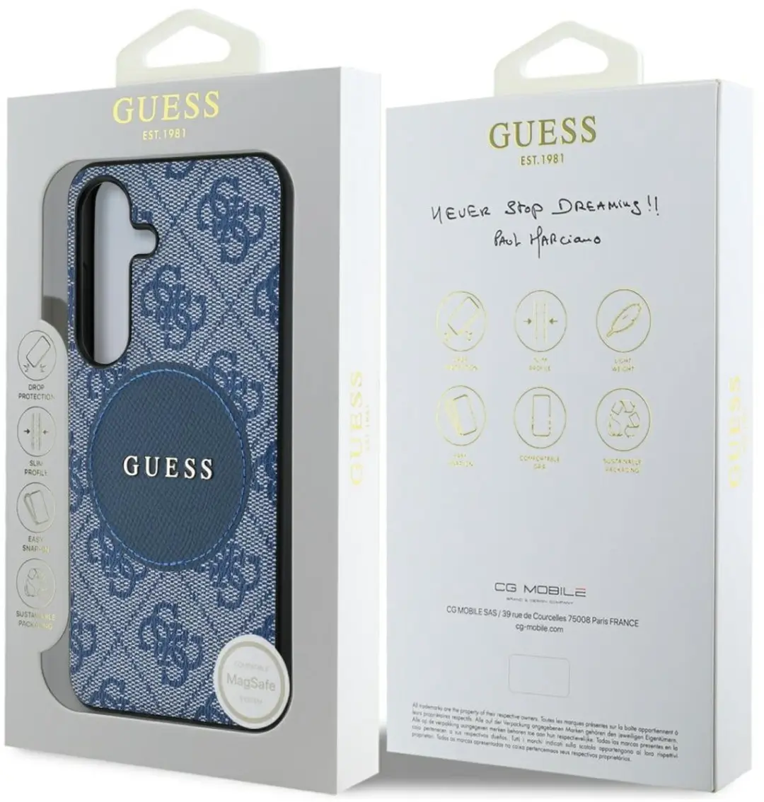 GUESS Case 4G Ronde Patch Klassiek Logo - Samsung Galaxy S25+ - Transparent - afbeelding 5 van 6