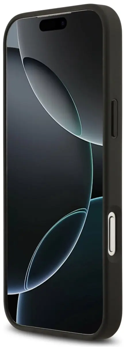 Guess Grained Roses Hoesje iPhone 17 Pro Max - Zwart - afbeelding 4 van 6
