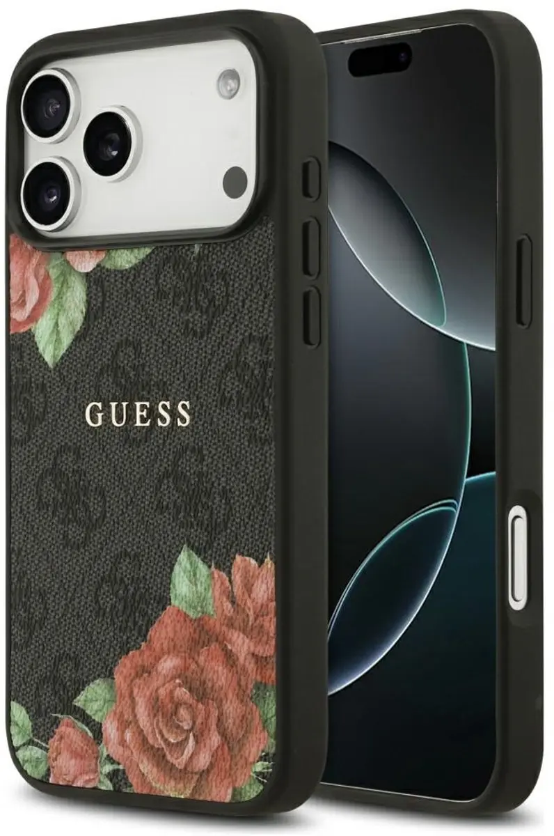 GUESS Case 4G Bloemenprint Magsafe