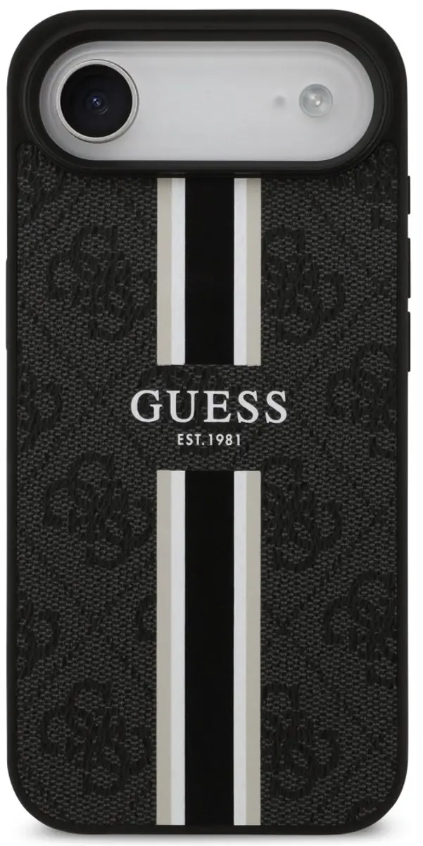 GUESS Case 4G Bedrukte Strepen Magsafe - iPhone Air - Zwart - afbeelding 6 van 6