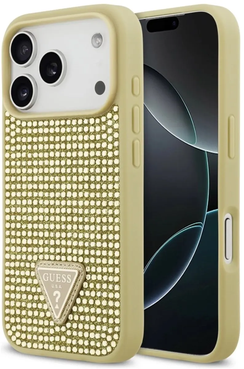 GUESS Strass Driehoek Logo Hoesje