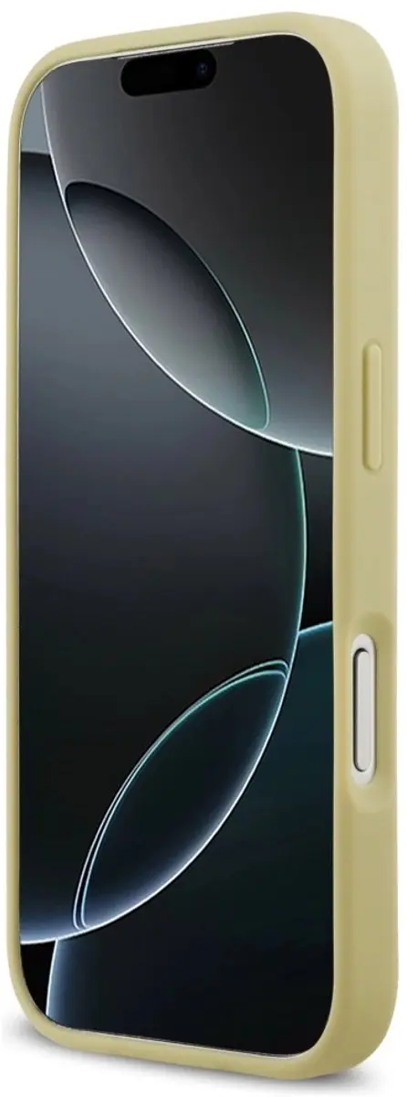 GUESS Strass Driehoek Logo Hoesje - iPhone 17 Pro - Zwart - afbeelding 3 van 6