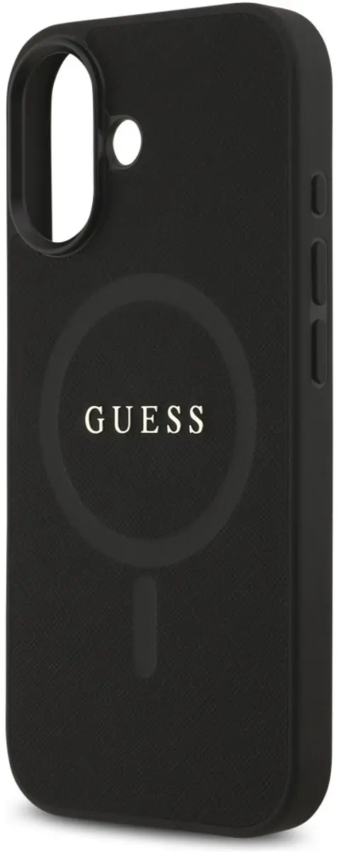 GUESS Case Saffiano Classic Logo iPhone 17 - Zwart - afbeelding 2 van 6